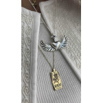 Gold 14k Tarot Card Necklace 